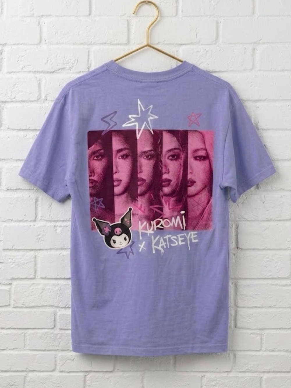 Comfort Color Katseye x Kuromi Music Tour Tee for fans - Picture 3 of 4